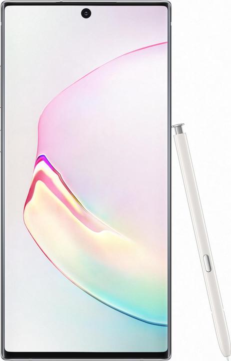 Produktbild Samsung Galaxy Note 10+ EU (256 GB, Aura White, 6.80", Hybrid Dual SIM, 16 Mpx, 4G)