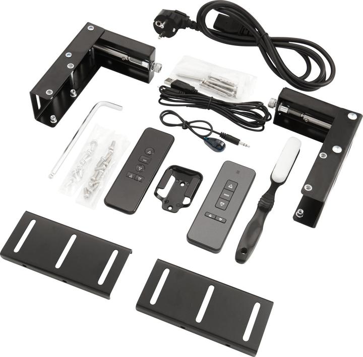Actual product image Celexon UST High Contrast Floor Shears Screen - HomeCinema Plus, 110" black (110", 16:9)