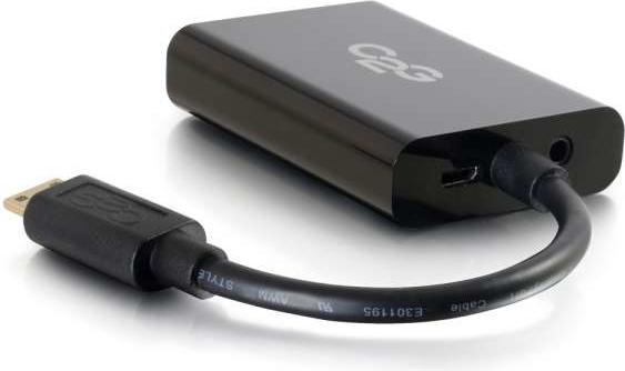 Produktbild C2G HDMI Mini to VGA and Audio Adapter Converter Dongle (Mini HDMI, VGA, 20 cm)