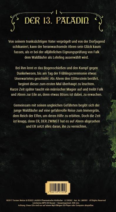 Produktbild Ahren: Der 13. Paladin Band I (LAUSCH Medien, Günter Merlau, Torsten Weitze, Deutsch)