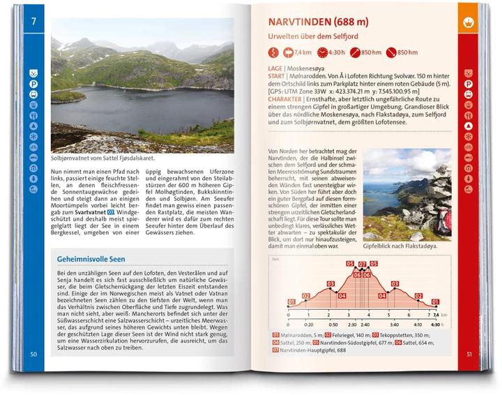 Actual product image Wanderführer 5982 Lofoten, Vesterålen und Senja, 70 Touren (German, Thomas Diehl, 2022)