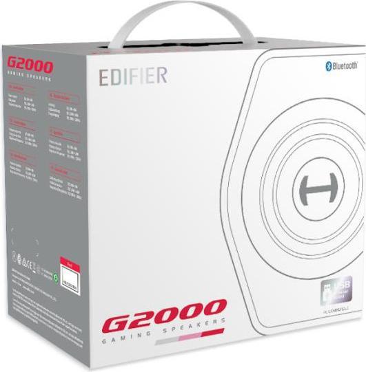 Produktbild Edifier Gaming Speakers G2000 Bluetooth/USB/AUX, 32 W, Wireless/Wired, Red