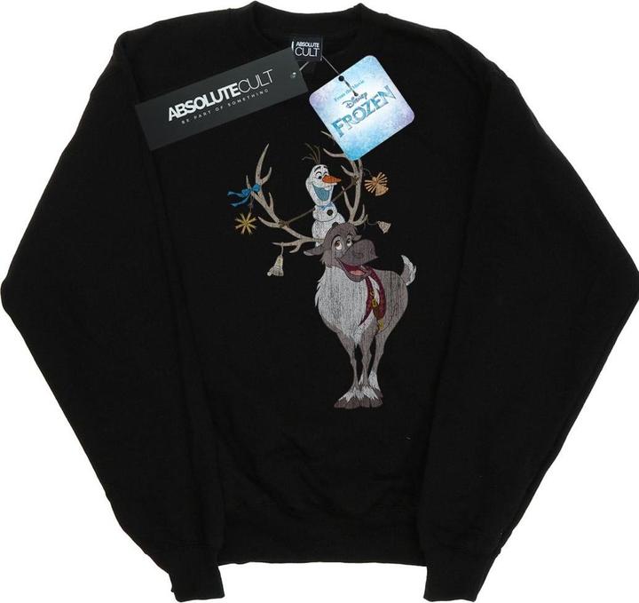Disney Frozen Sven And Olaf Christmas Ornaments Sweatshirt (XL)