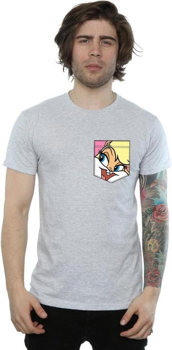 Produktbild Looney Tunes Lola Bunny Face Faux Pocket TShirt (S)