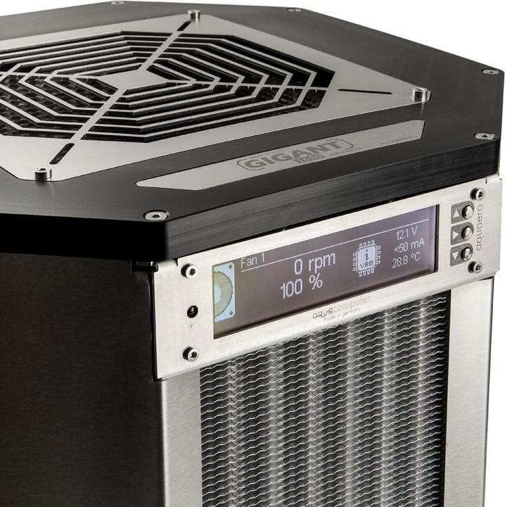 Produktbild Aqua Computer airplex Gigant 1680 inkl. aquaero 6 Pro - Aluminium (140 mm)