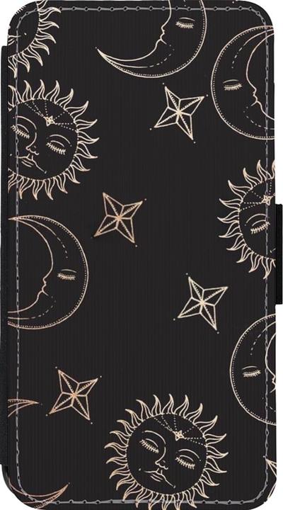 Image du produit PhoneLook Coque Wallet noir Suns and Moons (Apple iPhone 13 mini)