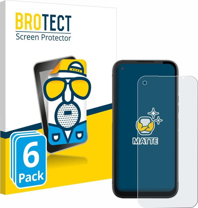 Actual product image BROTECT Anti-glare film Screen protector Matt screen protector film (6 Piece, Gigaset GX6)