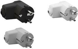 Produktbild Bachmann Mountable right-angle plug grey Netzstecker-Adapter (CEE 7/4)