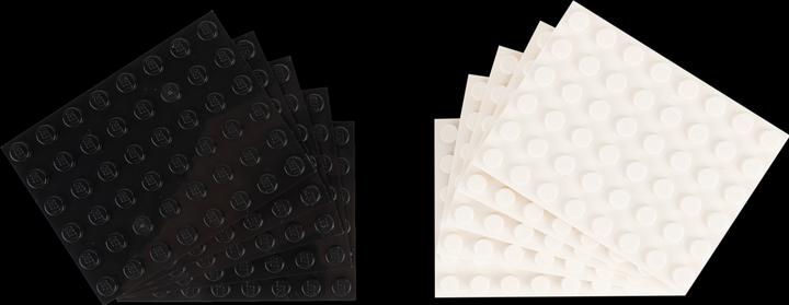 Actual product image LEGO 6x8 Platten Bauplatten 5 x Schwarz und 5 x Weiss - 3036 NEU! Menge 10 Stueck (3036)