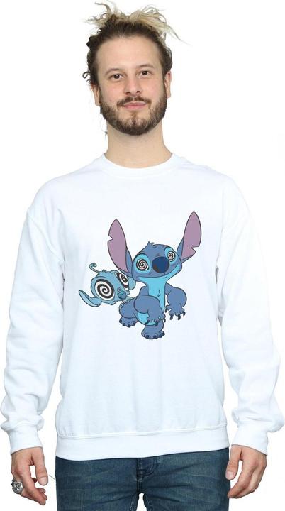 Actual product image Disney Mens Lilo And Stitch Hypnotized Sweatshirt (4XL)