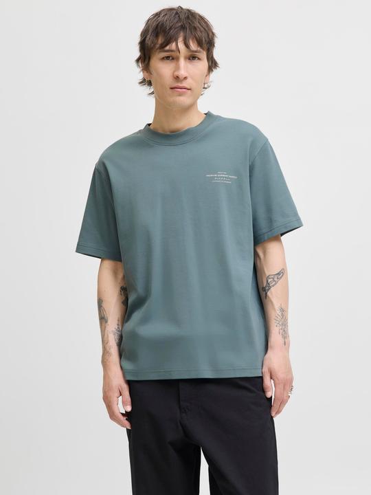 Actual product image Jack & Jones Jprblachad Branding Ss Crew Neck Tee Sn (M)