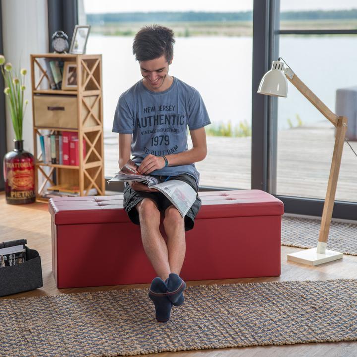 Actual product image Relaxdays Folding Storage Bench (114 cm)