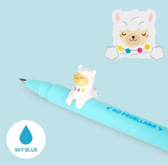 Image du produit Legami Stylo gel Roller Llama (Bleu ciel)