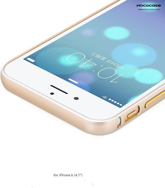 Actual product image Hoco iPhone 6 Good fortune bumper HI-T027 gold (Apple iPhone 6)