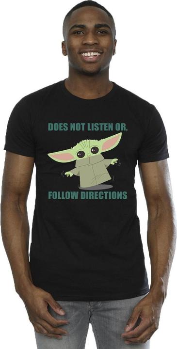 Produktbild Star Wars The Mandalorian Grogu Does Not Listen TShirt (4XL)