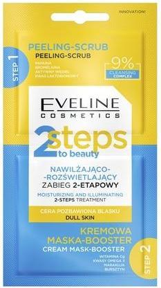 Produktbild Eveline 2 Steps To Beauty Feuchtigkeitspflege und Illuminationsbehandlung 2x4ml (Körperlotion, 8 ml)