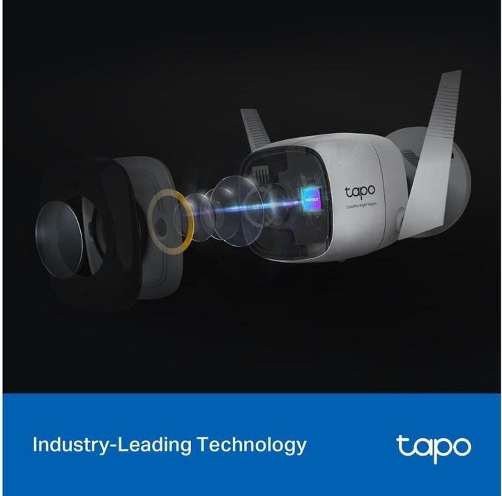 Produktbild TP-Link Tapo C325WB 4MP QHD Outdoor Kamera ColorPro MicroSD (2688 x 1520 Pixel)