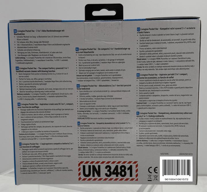 Actual product image Livington PocketVac