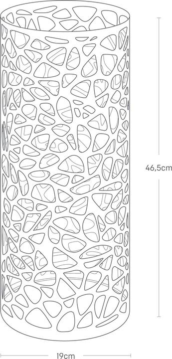 Actual product image Yamazaki Round umbrella stand NEST (19 x 19 cm)