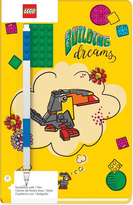 Image du produit LEGO Notebook Building Dream avec stylo gel