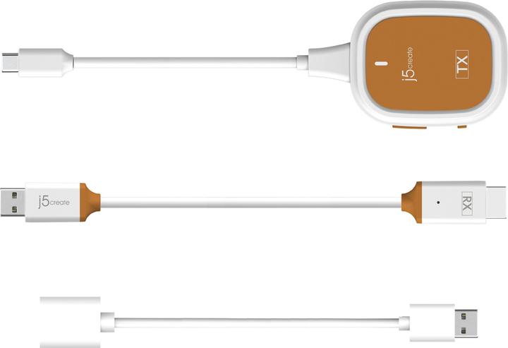 Actual product image j5Create Screencast Fhd USB-C Wireless (15 m, HDMI 1.3c)