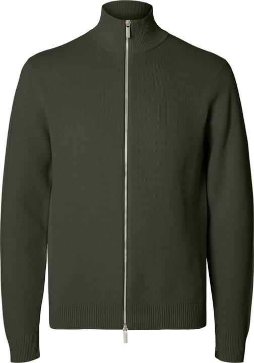 Selected Homme Slhdane Ls Knit Structure Full Zip