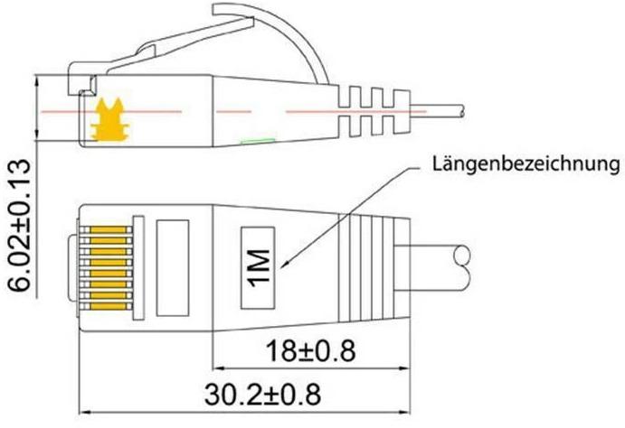 Produktbild Wirewin Netzwerkkabel (UTP, CAT6, 7.50 m)