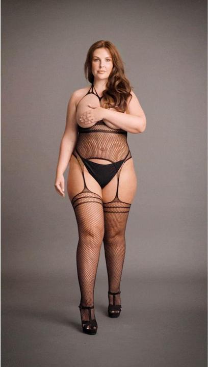 Image du produit Le Désir Strappy suspender bodystocking (Taille unique)