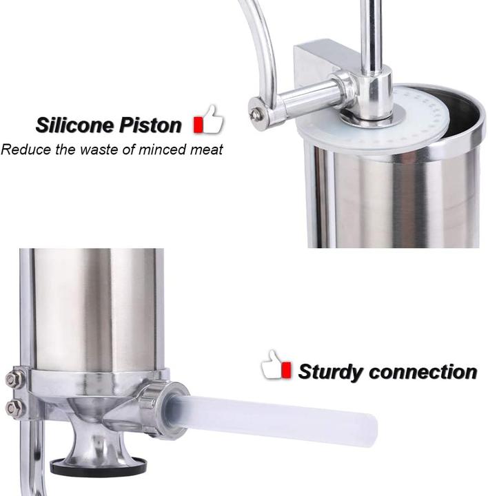 Actual product image Master feng Sausage Filling Machine with Suction Foot 2,5 LBS Vertical