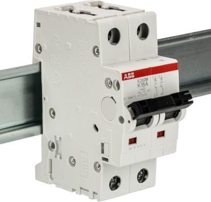 Produktbild ABB S202M-K16 Sicherungsautomat 16A 2-polig 10kA K-Charakter
