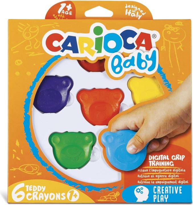 Carioca Misiak Baby Buntstifte 6 Farben (6 Farben, 6 x)