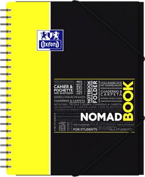 Produktbild Oxford Collegeblock Mappe Nomadbook (A4+, Kariert, Weicher Einband)