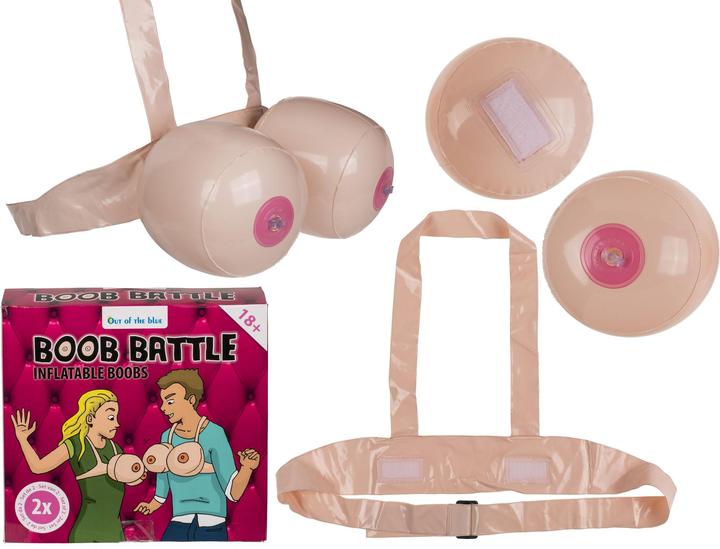 Actual product image Out of the blue Boob Battle Aufblasbare Brüste (Dice games)