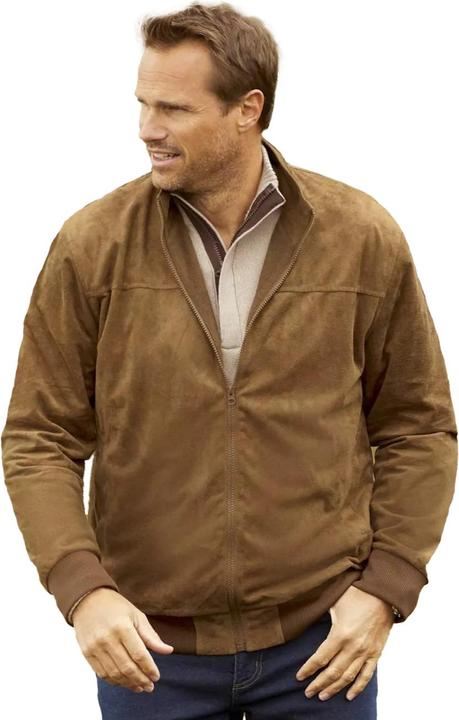 Immagine prodotto Atlas For Men Giacca da uomo in finto camoscio foderata in pile (5XL)