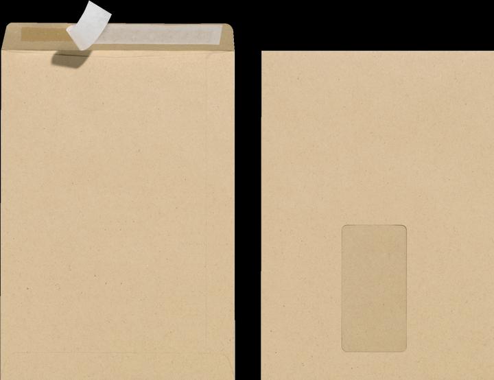 Herlitz Versandtasche, DIN C5, mit Fenster, braun (10 x)