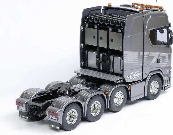 Image du produit Tamiya 1/14 RC Scania 8x4/4 Gun Metal (Kit)