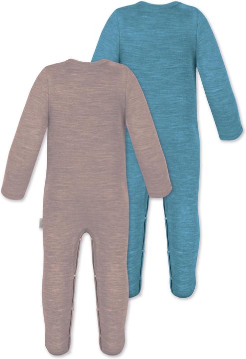 Immagine prodotto Normani Confezione da 2 pezzi di tutina MERINO baby merino "Levin" - 9413 (56)