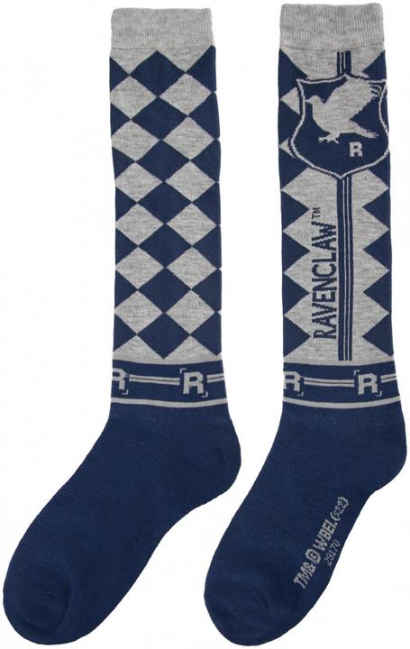 Produktbild Cinereplicas Set of 3 Ravenclaw knee high socks - Harry Potter CR1643 (3er Pack, 35 - 40)
