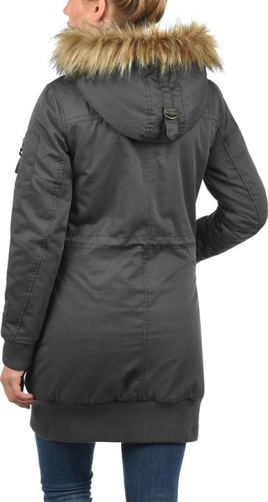 Actual product image Desires Alma Women's Parka Outdoor Jacket Winter Coat With Teddy Fleece And Fur Hood With Hood With (M)