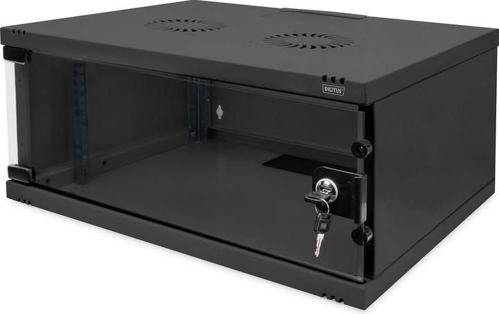 Actual product image Digitus Wall Mounting Cabinet, SOHO, unmounted - 540x400 mm (WxD) (4 RU, 19 inch rack)