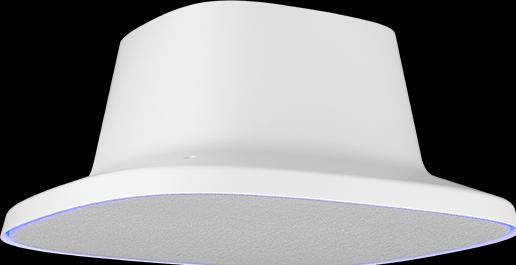 Actual product image AVer FONE700 ceiling speakerphone with HUB connection including 10m cable