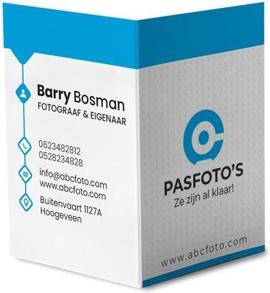 Produktbild Benel Passbilder Mappe Weiss mit Bild 1000 St. (1000 x)