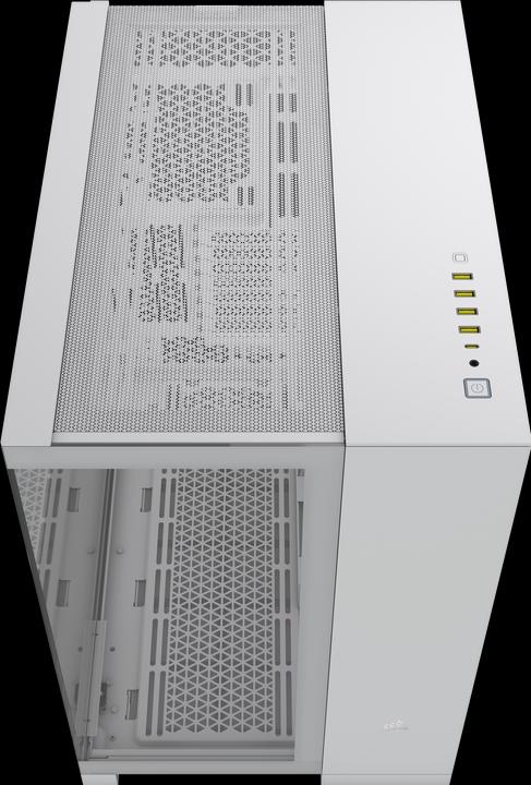 Actual product image Corsair Case iCUE 6500X RGB Midi TG white (mATX, Mini-ITX, ATX)