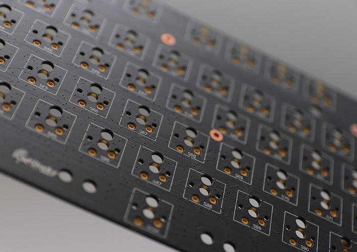 Actual product image Ducky One 3 Aura Black Mini Gaming Keyboard, RGB LED - Kailh Jellyfish Y (US) (Eng. Int., Cable)