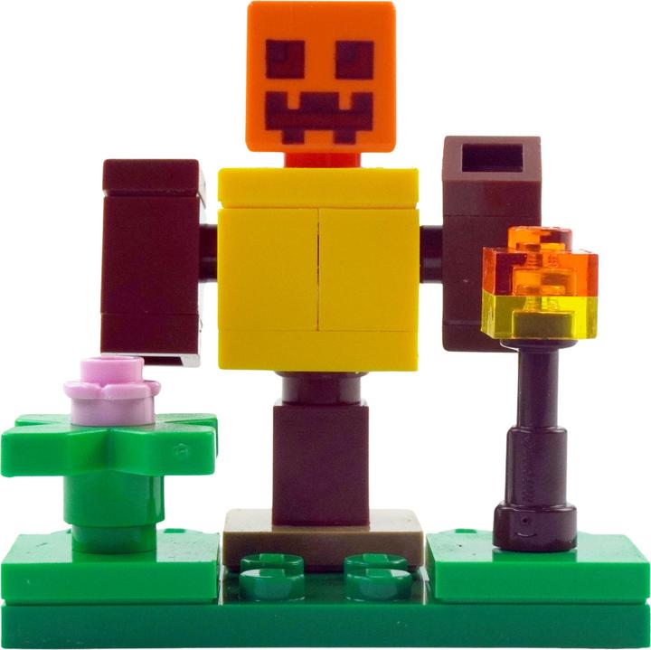Actual product image LEGO Minecraft Pillager minifigure with training dummy - 662306 NEW! Quantity 1x (662306)