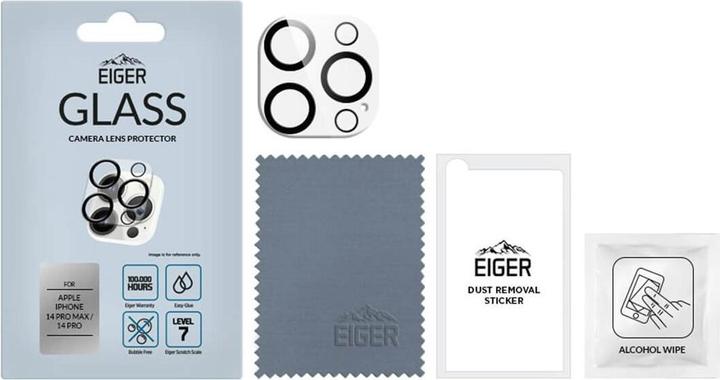 Actual product image Eiger Mountain Glass Lens (1 Piece, Apple iPhone 14 Pro, Apple iPhone 14 Pro Max)