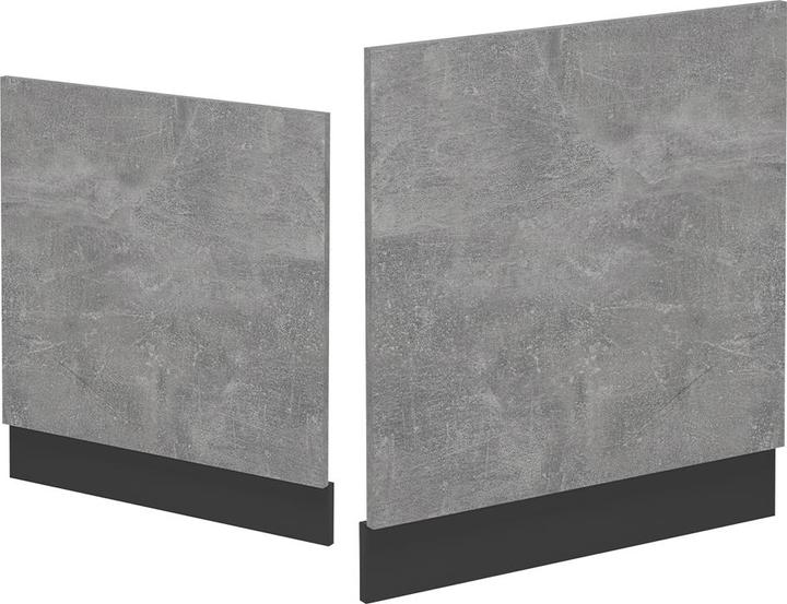 Immagine prodotto Vicco Geschirrspülblende R-Line, Beton/Anthrazit, 60 cm, AP Eiche