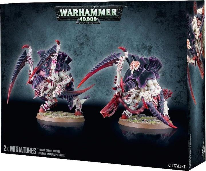 Actual product image Games Workshop Carnifex Brood - Old One Eye's Brood - Thornback Brood - Carnifex Brood - Screamer-Killer Brood (Plastic)