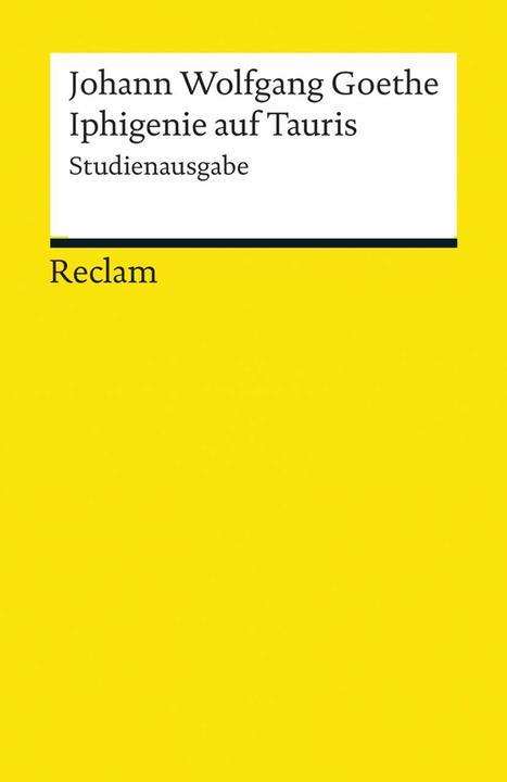 Produktbild Iphigenie auf Tauris (Deutsch, Johann Wolfgang Goethe, 2014)