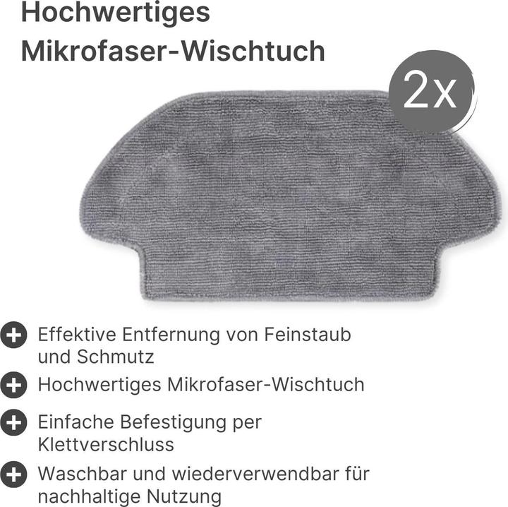 Produktbild Hermex Alternative Wischtücher Wischpad zu Xiaomi Mi S10 S12